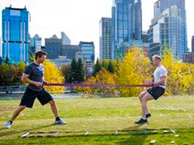 Resistant Bands - Partner Based Athletic Drills